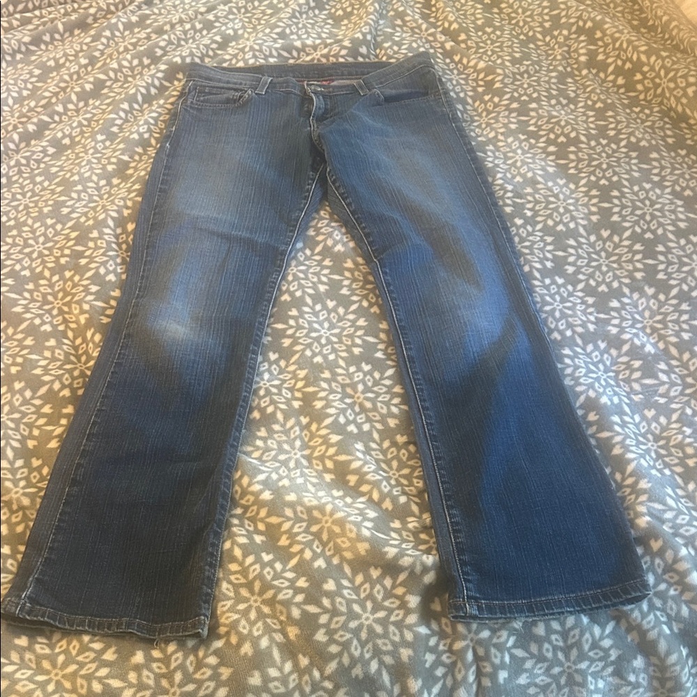 Lucky Brand Women's Hempstead Easy Rider Blue Boot Cut Jeans